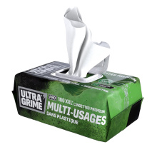 PACK 100 LINGETTES XXL 100% BIODEGRADABLE ECOPUR